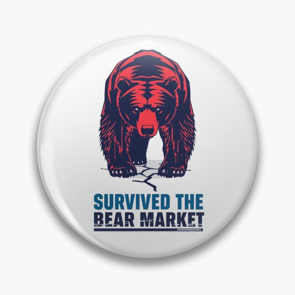 Item preview, Survived The Bear Market Crypto Trader Shirt designed and sold by KapiPrint.