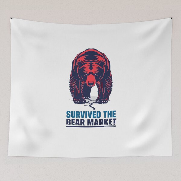 Item preview, Survived The Bear Market Crypto Trader Shirt designed and sold by KapiPrint.
