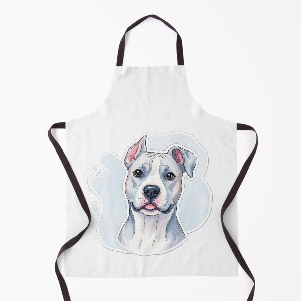 Item preview, Pitbull dog water color designed and sold by saphira-art.