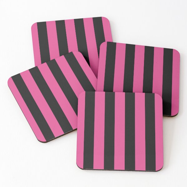 Item preview, Striped Black And Hot Pink Pattern designed and sold by pattern-archive.
