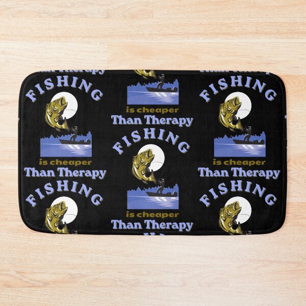 Item preview, Fishing Is Cheaper Than Therapy Funny Gifts For Anglers designed and sold by Ladys-Gents.