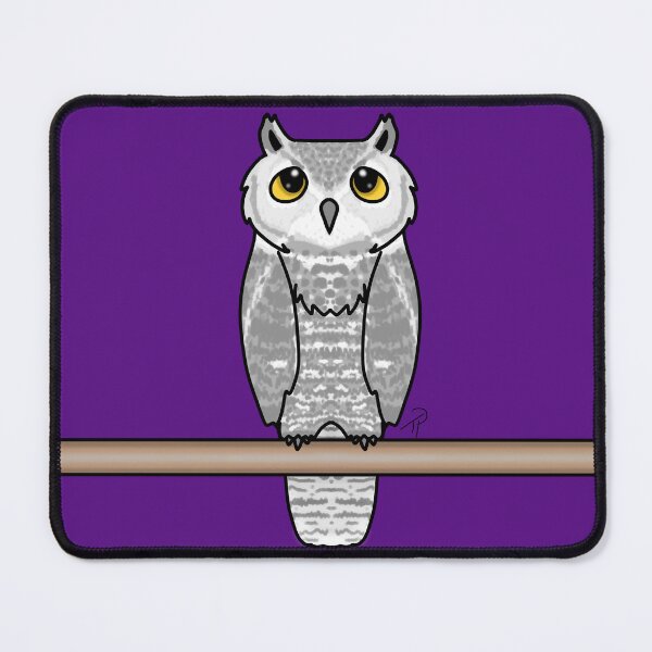 Item preview, Cute White Owl Perched designed and sold by lilpoltergeist.