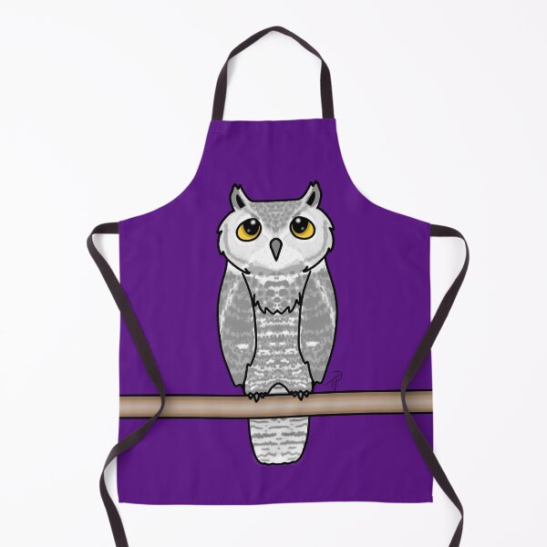 Item preview, Cute White Owl Perched designed and sold by lilpoltergeist.