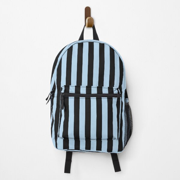 Item preview, Striped Black And Ice Blue Pattern designed and sold by pattern-archive.