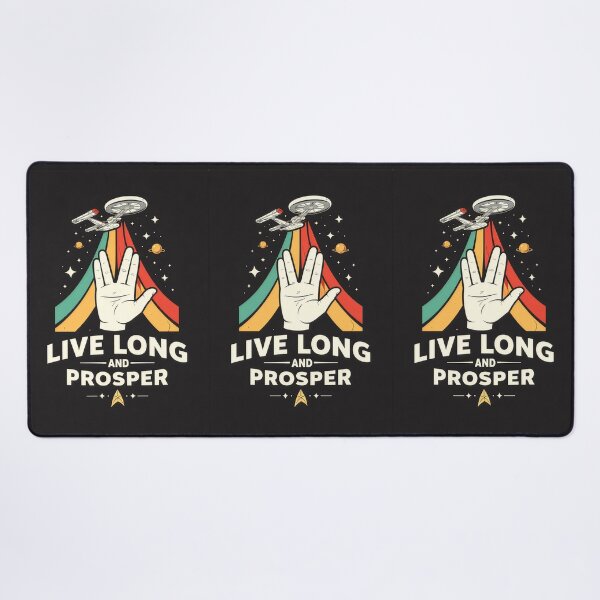 Item preview, Retro Space Ship Live Long Prosper designed and sold by Kate1art.