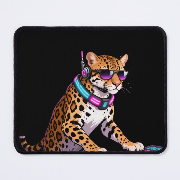Item preview, Neon Ocelot DJ designed and sold by SynthRaccoon.
