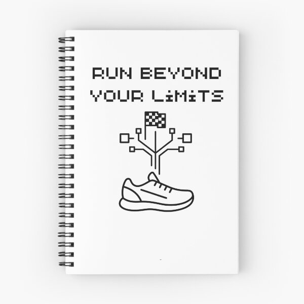 Item preview, Run Beyond Your Limits Running Motivation Runner Athlete Fitness designed and sold by Yassine Line Studio.