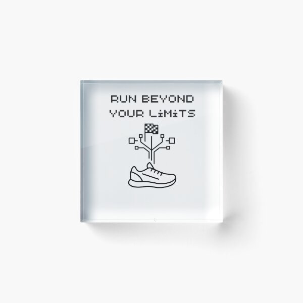 Item preview, Run Beyond Your Limits Running Motivation Runner Athlete Fitness designed and sold by Yassine Line Studio.