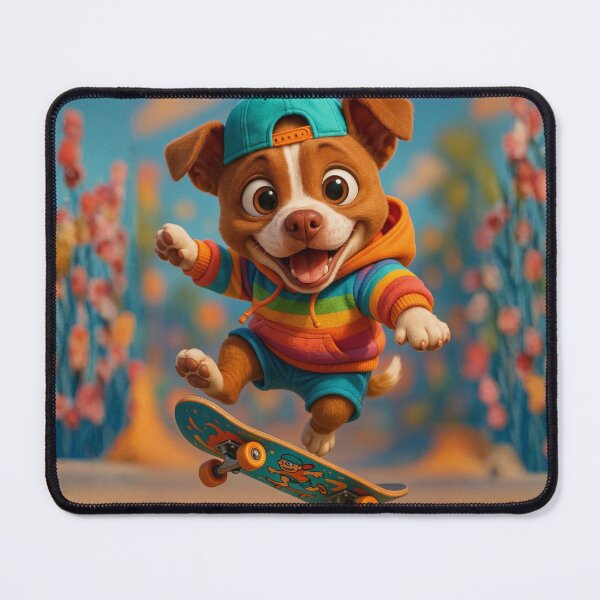 Item preview, Skater Red Nose Pitbull designed and sold by Sillytoe.