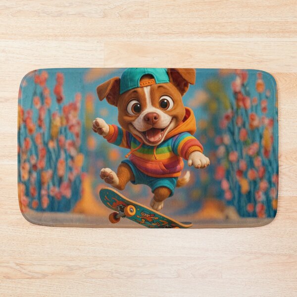 Item preview, Skater Red Nose Pitbull designed and sold by Sillytoe.