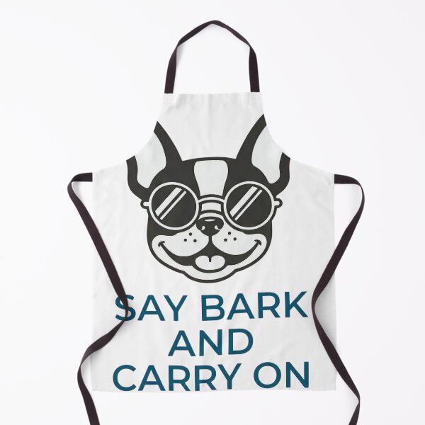 Item preview, Cool Frenchie: Say Bark and Carry On - Funny Dog Art designed and sold by fabgemelck.