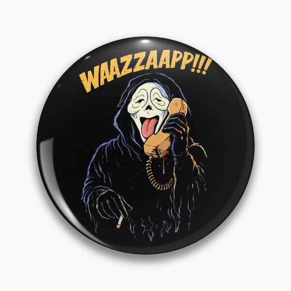Item preview, ghostface scary movie waazzaap designed and sold by Blck-Acid-Devil.
