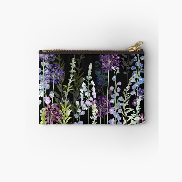 Item preview, Midnight Botanical Purple Flower Garden Meadow designed and sold by Fiona Calder Designs.