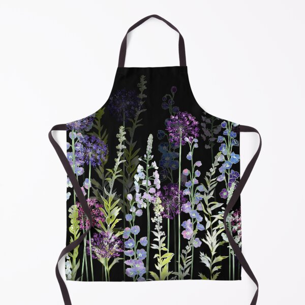 Item preview, Midnight Botanical Purple Flower Garden Meadow designed and sold by Fiona Calder Designs.