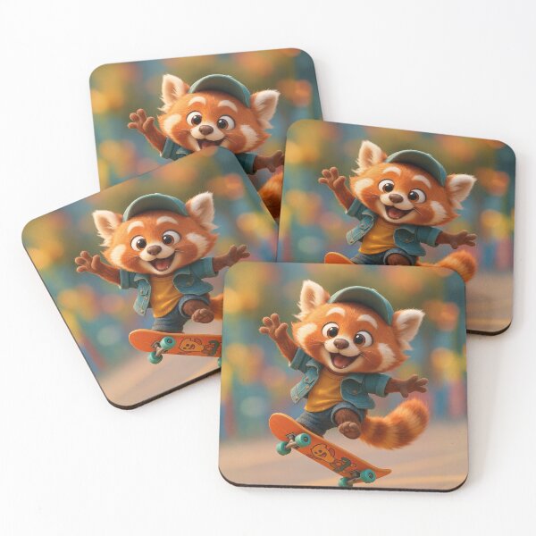 Item preview, Skater Red Panda designed and sold by Sillytoe.