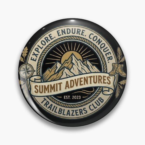 Item preview, Summit Adventures – Trailblazers Club Emblem Design designed and sold by Dogandesighn.