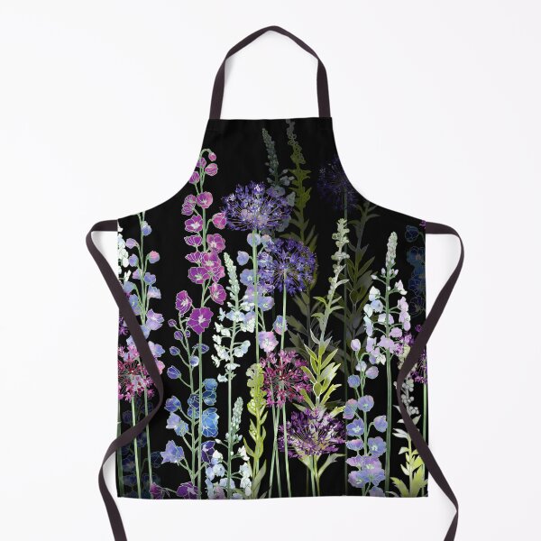 Item preview, Midnight Botanical Purple Flower Garden Meadow designed and sold by Fiona Calder Designs.