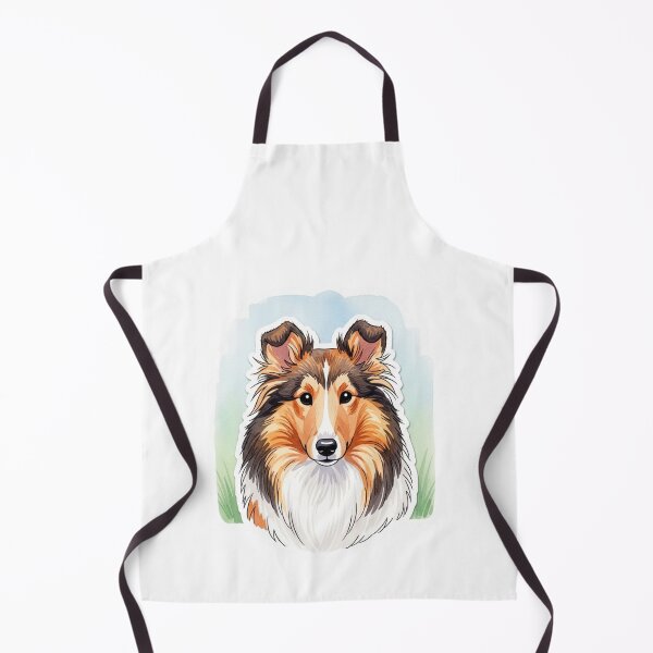Item preview, Collie dog water color designed and sold by saphira-art.
