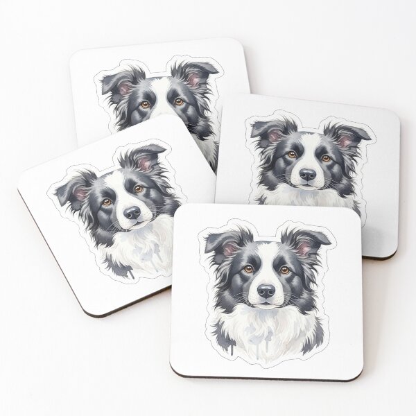 Item preview, Border Collie dog water color designed and sold by saphira-art.