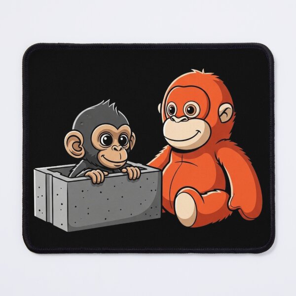 Item preview, Cute Punch Kun Baby Monkey And His Stuffed Monkey designed and sold by legendaryskins.