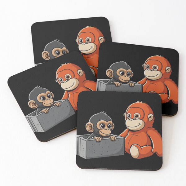Item preview, Cute Punch Kun Baby Monkey And His Stuffed Monkey designed and sold by legendaryskins.