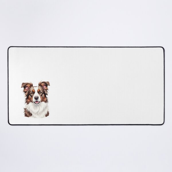 Item preview, Border Collie Brown dog water color designed and sold by saphira-art.