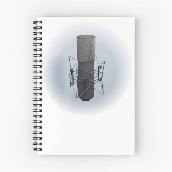 Item preview, Blogger's microphone, blue background designed and sold by HeathWayPrints.