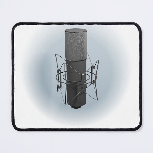 Item preview, Blogger's microphone, blue background designed and sold by HeathWayPrints.