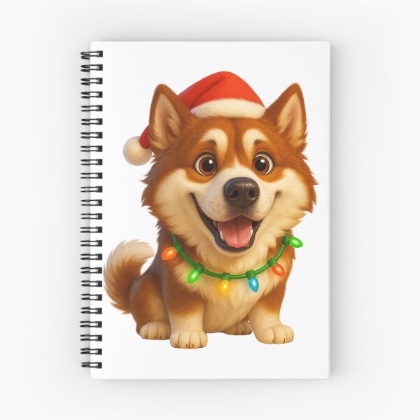 Item preview, Christmas Greenland Dog designed and sold by Sillytoe.