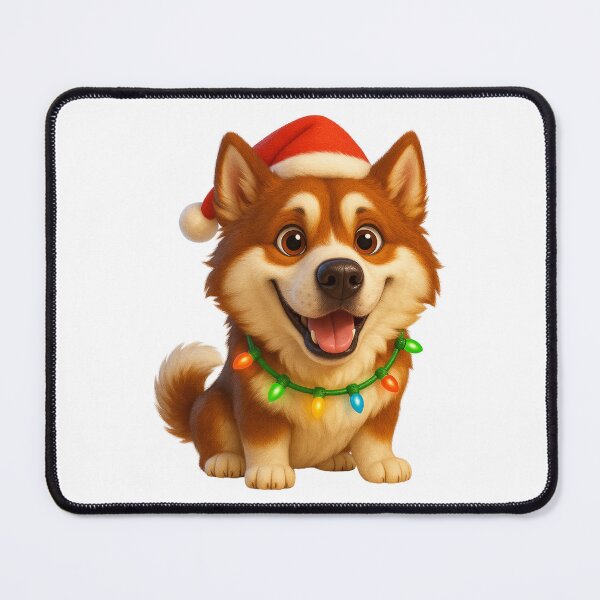 Item preview, Christmas Greenland Dog designed and sold by Sillytoe.