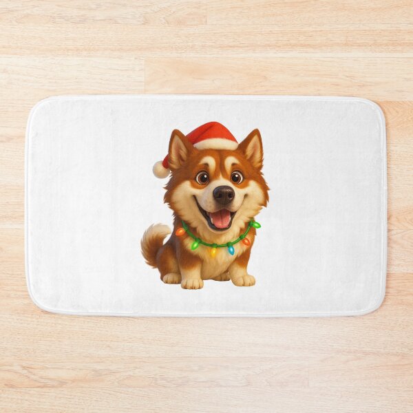 Item preview, Christmas Greenland Dog designed and sold by Sillytoe.