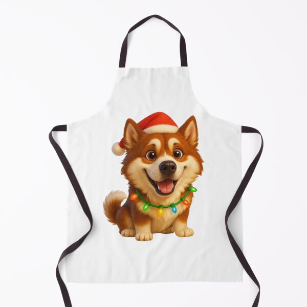 Item preview, Christmas Greenland Dog designed and sold by Sillytoe.