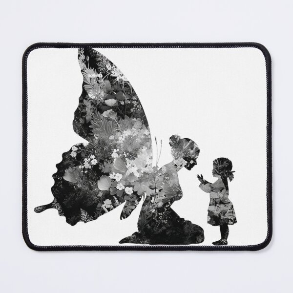 Item preview, Floral Fairy Silhouette Whimsical Nature Fantasy designed and sold by BigStar-Cart.