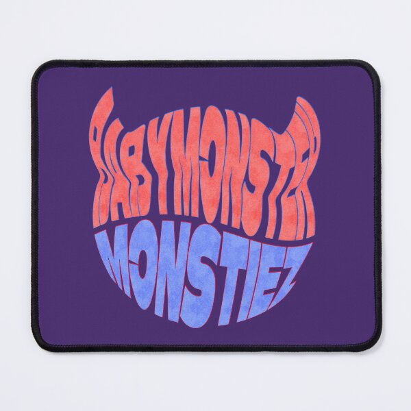 Item preview, Babymonster x Monstiez logo watercolor red&blue ver. kpop designed and sold by ShiroHero.
