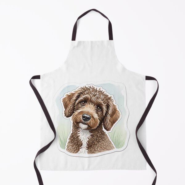 Item preview, Spanish water dog in water color designed and sold by saphira-art.