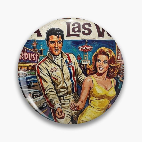 Item preview, Viva Las Vegas: Elvis & Ann-Margret Neon Nights Impasto Tribute designed and sold by Art's Diner.