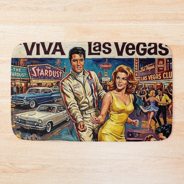 Item preview, Viva Las Vegas: Elvis & Ann-Margret Neon Nights Impasto Tribute designed and sold by Art's Diner.