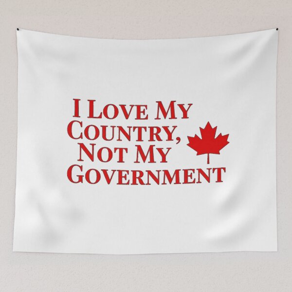 Item preview, I Love My Country, Not My Government designed and sold by BlurrPixel.