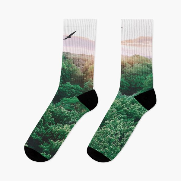 Item preview, Sunset Forest Canopy with Flying Birds designed and sold by Arturo Daniel Garcia Palomo.
