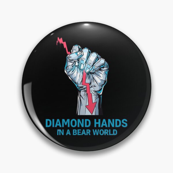 Item preview, Diamond Hands In A Bear World Crypto Shirt designed and sold by KapiPrint.