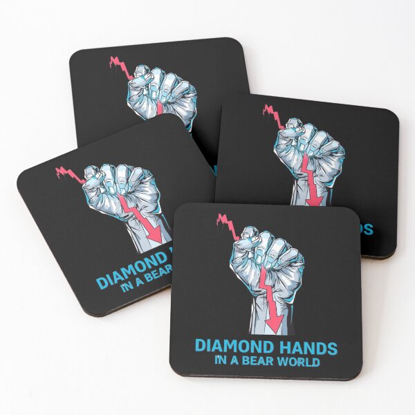 Item preview, Diamond Hands In A Bear World Crypto Shirt designed and sold by KapiPrint.