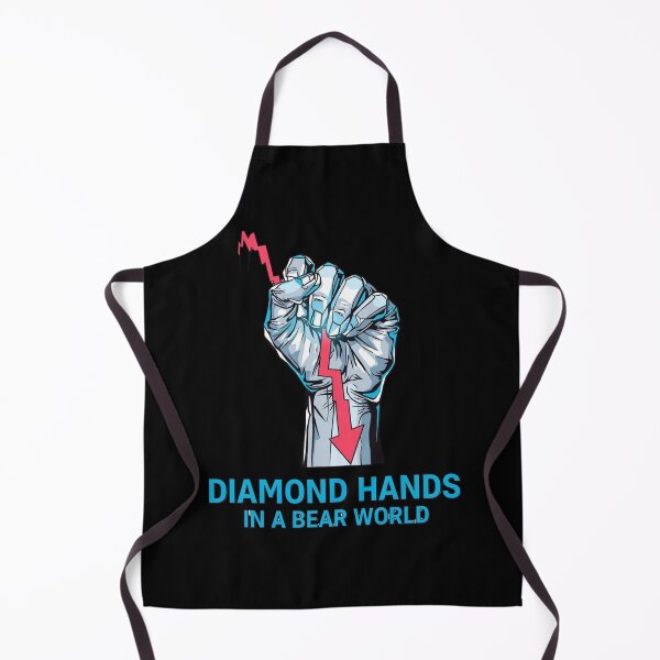 Item preview, Diamond Hands In A Bear World Crypto Shirt designed and sold by KapiPrint.