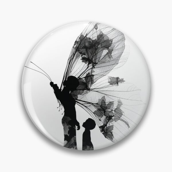Item preview, Motherhood Butterfly Wings Ethereal Nature Silhouette designed and sold by BigStar-Cart.