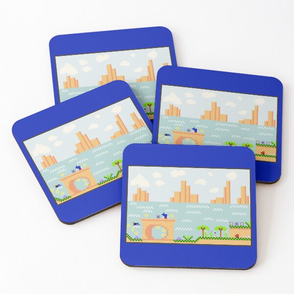 Item preview, Sonic Pixel Art - Green Hill Zone designed and sold by colinception.