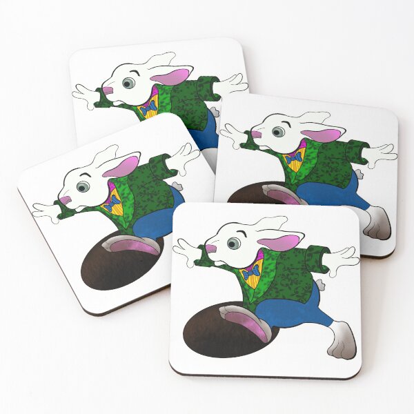 Item preview, Dapper White Rabbit Running Late designed and sold by Auntie M.