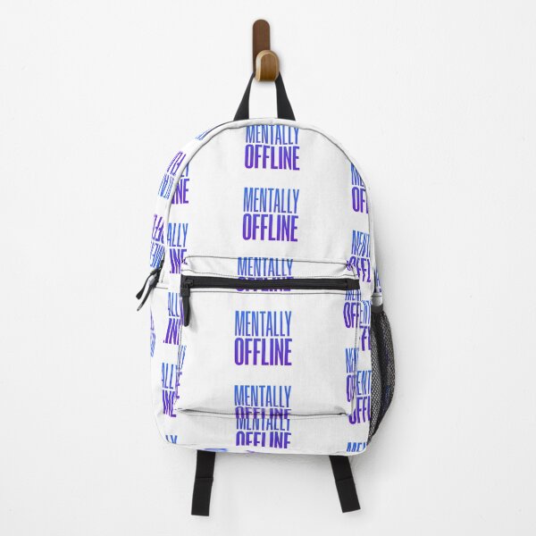 Item preview, Mentally Offline, Blue Funny Quotes designed and sold by Memes N Lore .
