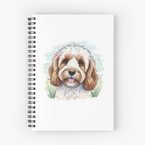 Item preview, cockapoo dog water color designed and sold by saphira-art.