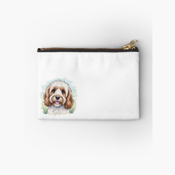 Item preview, cockapoo dog water color designed and sold by saphira-art.