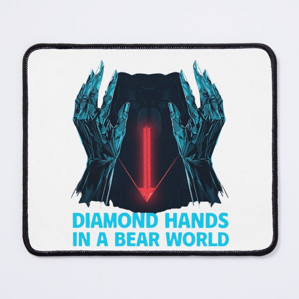 Item preview, Diamond Hands In A Bear World Crypto Shirt designed and sold by KapiPrint.