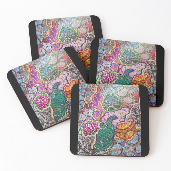 Item preview, A Busy, Layered Patterned Color Extravaganza! designed and sold by DancingCreek.